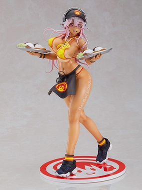 Super Sonico: Bikini Waitress Ver. 1/6 Scale Figure Abstract art Global Shipping