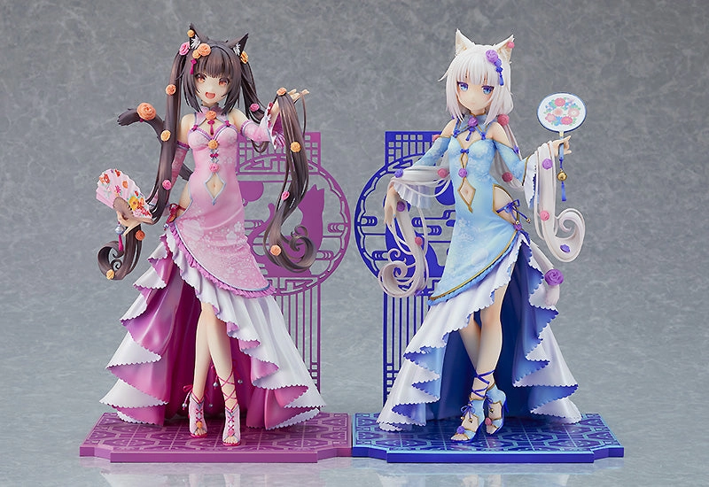 World Collector Prehistoric Animal Chocola & Vanilla: Chinese Dress Ver. 1/7 Scale Figure Bundle