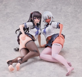 Luxury Collectible Art Toy World Where the Thickness of a Girl's Thighs is Equal to Her Social Status Raura Aiza & Iroha Shishikura 1/5 Scale Figure