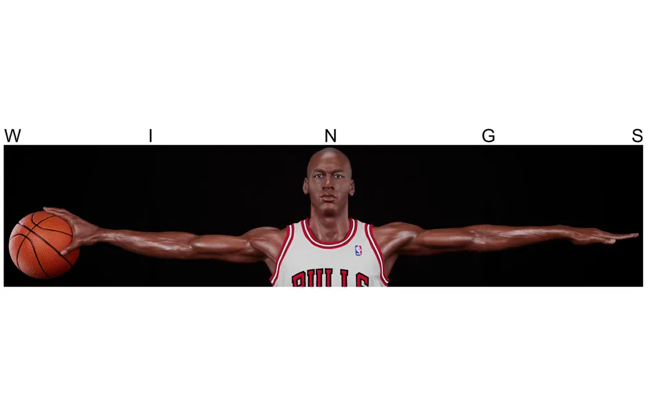 Michael Jordan "Wings" Life-Size Bust Unlockable Content Competitive Rank