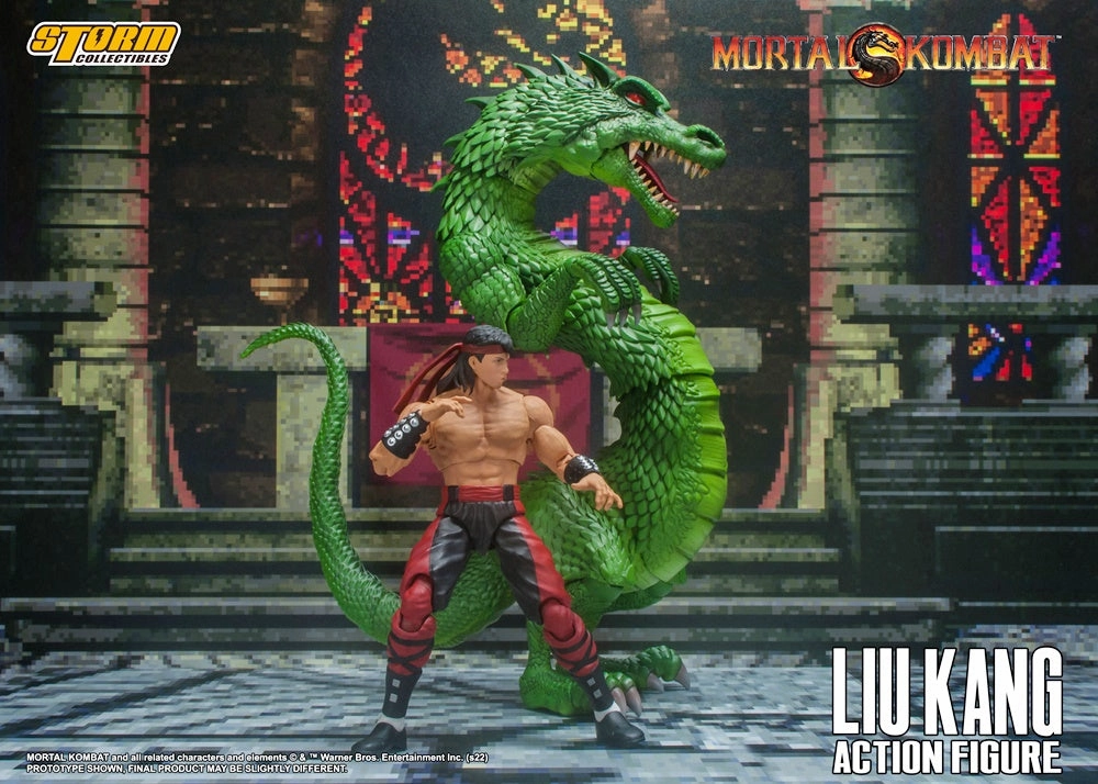 Superhero Statue Liu Kang & Dragon 1/12 Action Figure
