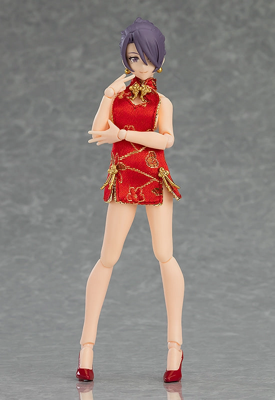 figma Female Body (Mika) with Mini Skirt Chinese Dress Outfit Award Trophy