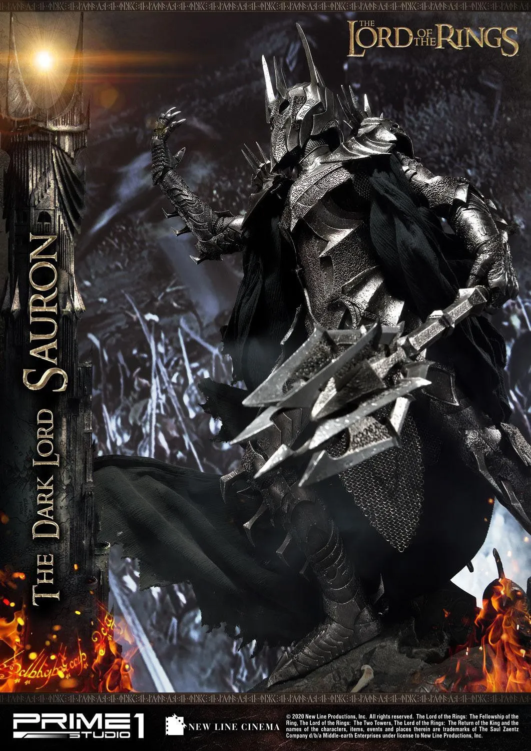 The Dark Lord Sauron Statue Exclusive Jungle Adventure