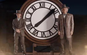Number One Marty and Doc at the Clock Deluxe Art Scale 1/10