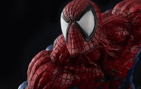 Marvel Comics Spiderman Sofbinal Statue Digital Art Gaming Goods