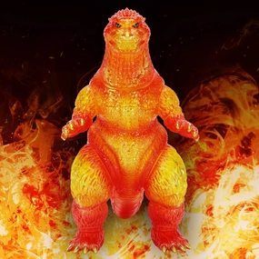 Godzilla Big Retro Soft Vinyl Series - Godzilla vs. Destoroyah Burning Clear Ver. [Pre-Order Mar 2026] Vinyl Toy