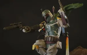 Triple Tech Plot Structure Star Wars BOBA FETT 1/4 Scale Statue