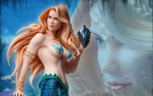 Barely Scarce Mermaid SHARLEZE 1/4 Scale Statue - EXCLUSIVE
