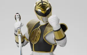 Epic Journey Mighty Morphin' Power Rangers - White Ranger Life-Size Bust
