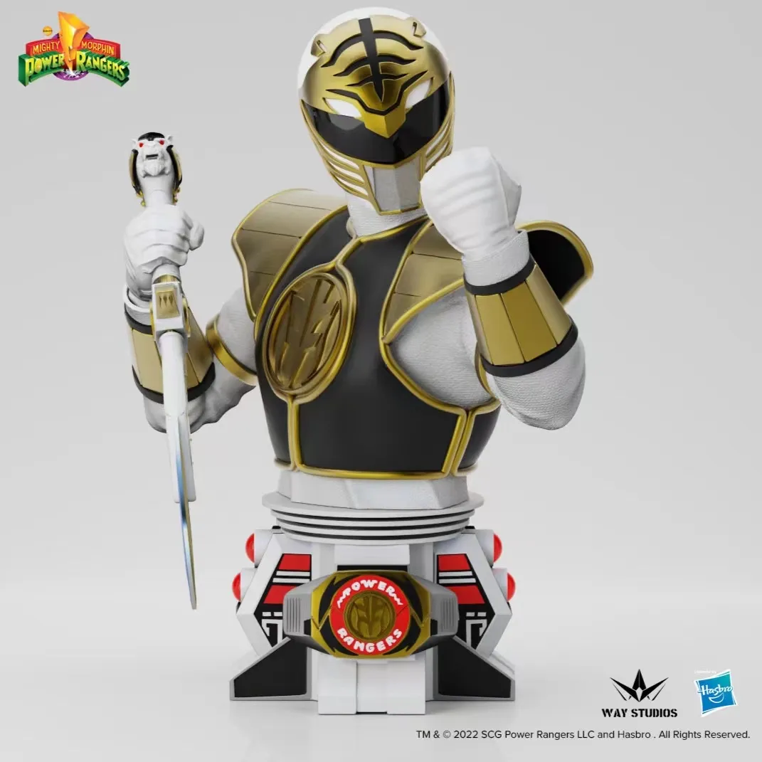 Mighty Morphin' Power Rangers - White Ranger Life-Size Bust Beginner Friendly