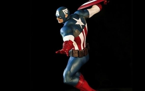 Swapable Head HX PROJECT Captain America 1/6 Statue