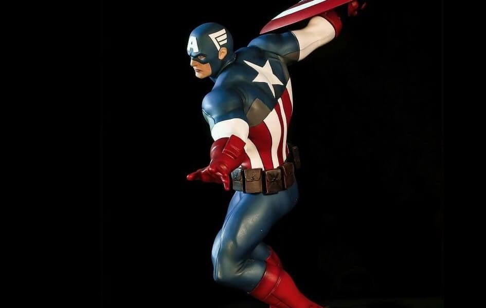 Swapable Head HX PROJECT Captain America 1/6 Statue