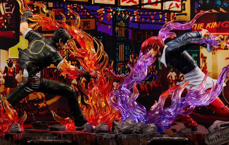 King of Fighters '97 - Kyo Kusanagi vs Iori Yagami 1/6 Scale Statue Specialist Shop