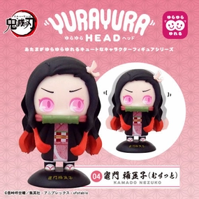 Demon Slayer Kimetsu no Yaiba Yura Yura Head - Nezuko Kamado Shelving Decoration Superhero Object