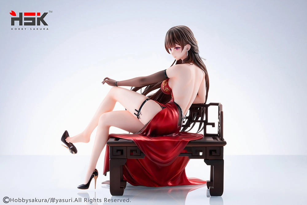 Moen Dress Ver. Illustration by An Yasuri 1/7 Scale Figure Action Hobby