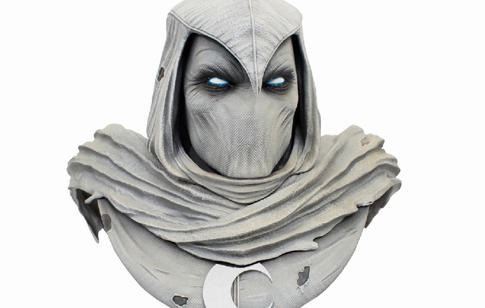 Moon Knight (Comic) Legends in 3-Dimensions 1/2 Scale Bust Miniature Merchandise Dynamic Pose