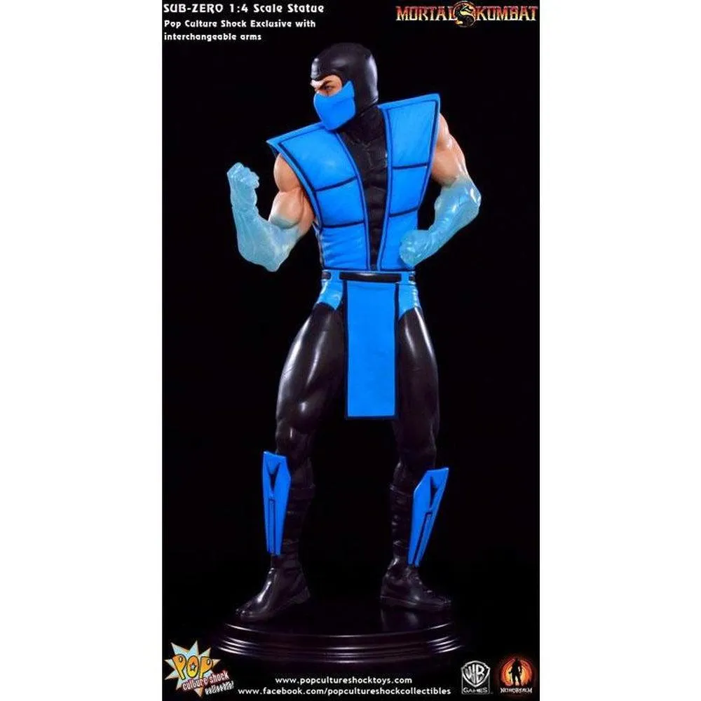 Quite Uncommon Paid Upgrade Mortal Kombat Klassics: SUB-ZERO 1/4 Scale Statue PCS Exclusive by Pop Culture Shock