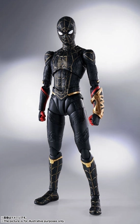 Spiritual Figure S.H.Figuarts Spider-Man [Black & Gold Unit] (SPIDER-MAN: No Way Home) Special Set