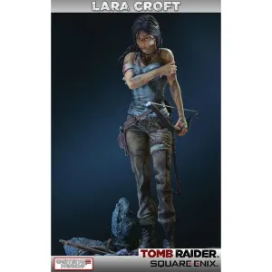 Driving Physics Cyberpunk Aesthetic Tomb Raider - Lara Croft Survivor 1/4 Scale Statue by Gaming Heads