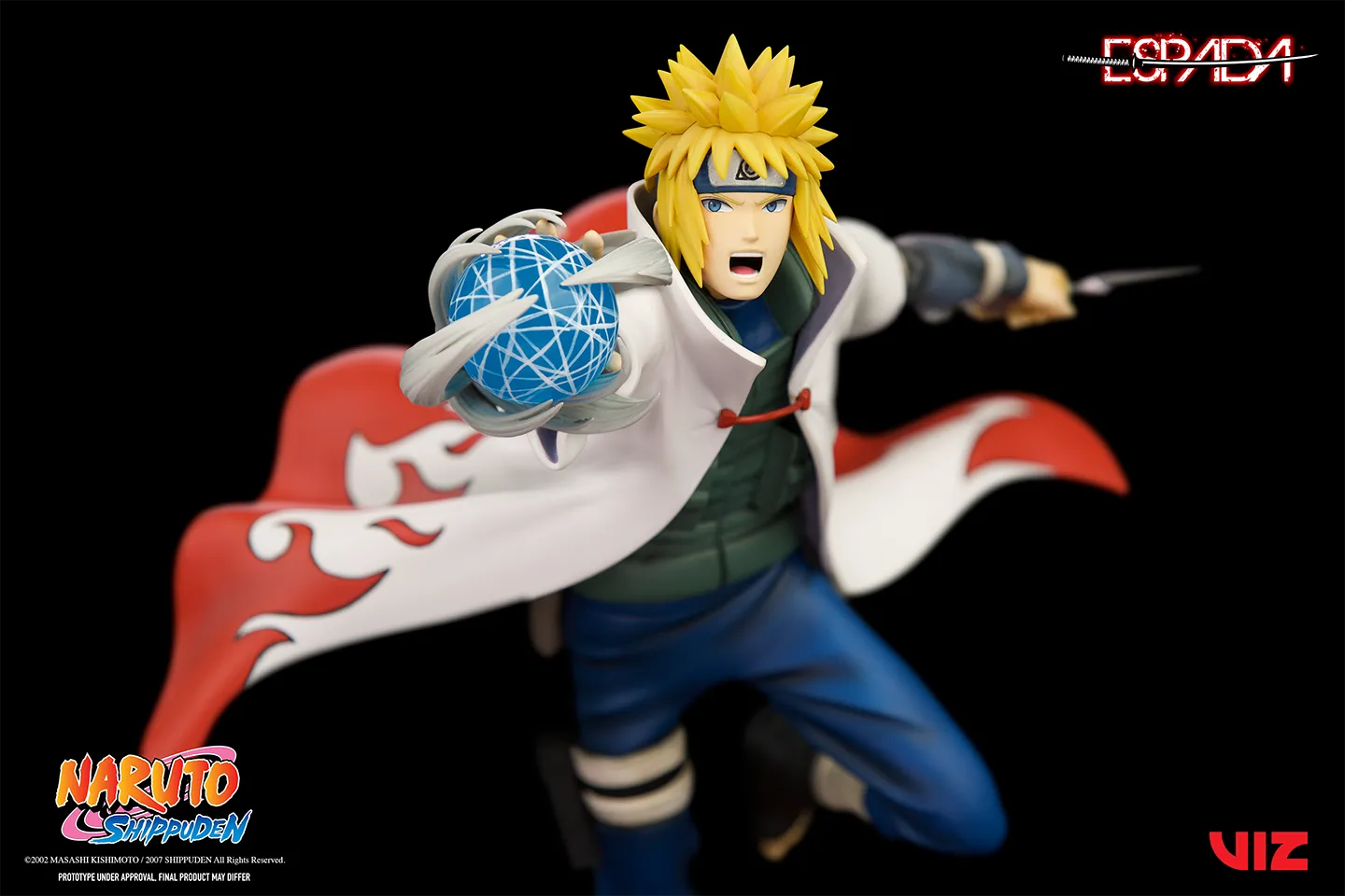 Naruto Shippuden - Minato vs. 9 Tailed Fox 1/8 Scale Wall Statue Collectible Product Anime Statue