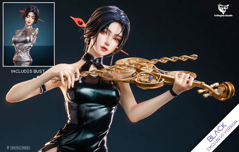 Cloud Worm Series - Starfall 1/4 Scale Statue Black EXCLUSIVE Version Diversity Program Divine Intervention