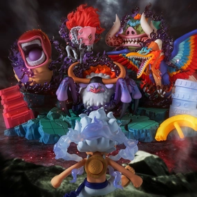 One Piece World Collectible Figure Premium - Monkey D. Luffy vs. the Five Elders [Pre-Order Apr 2026] Hobby Kit