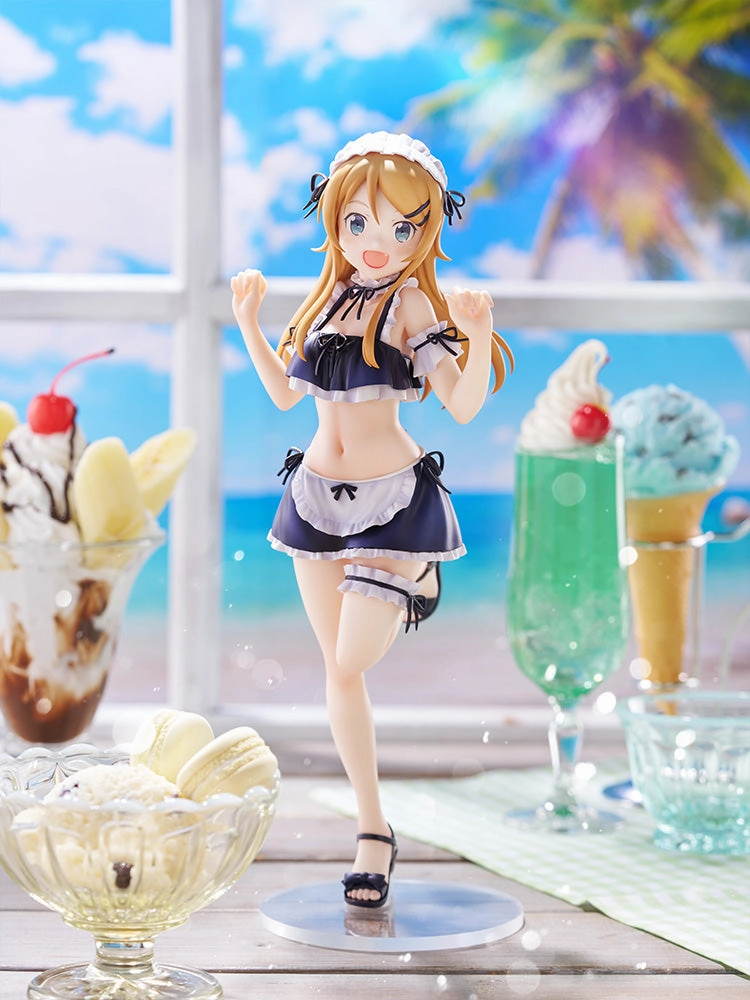 Light Up Feature Oreimo: My Sister Can't be this Cute Tenitol Tall - Kousaka Kirino Swimsuit Maid ver. [Pre-Order Jun 2026]