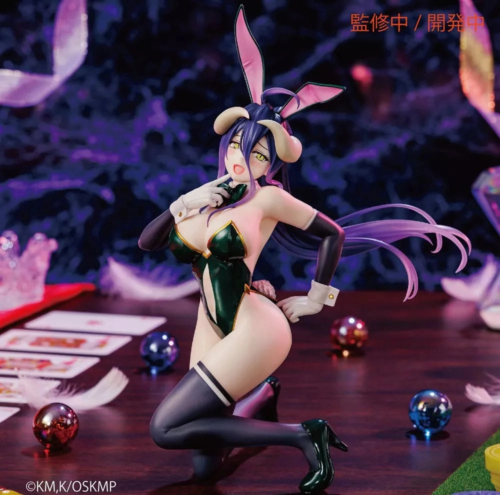 Superhero Object Asian Art Overlord One-Seventh Carat Figure - Albedo Bunny Ver.