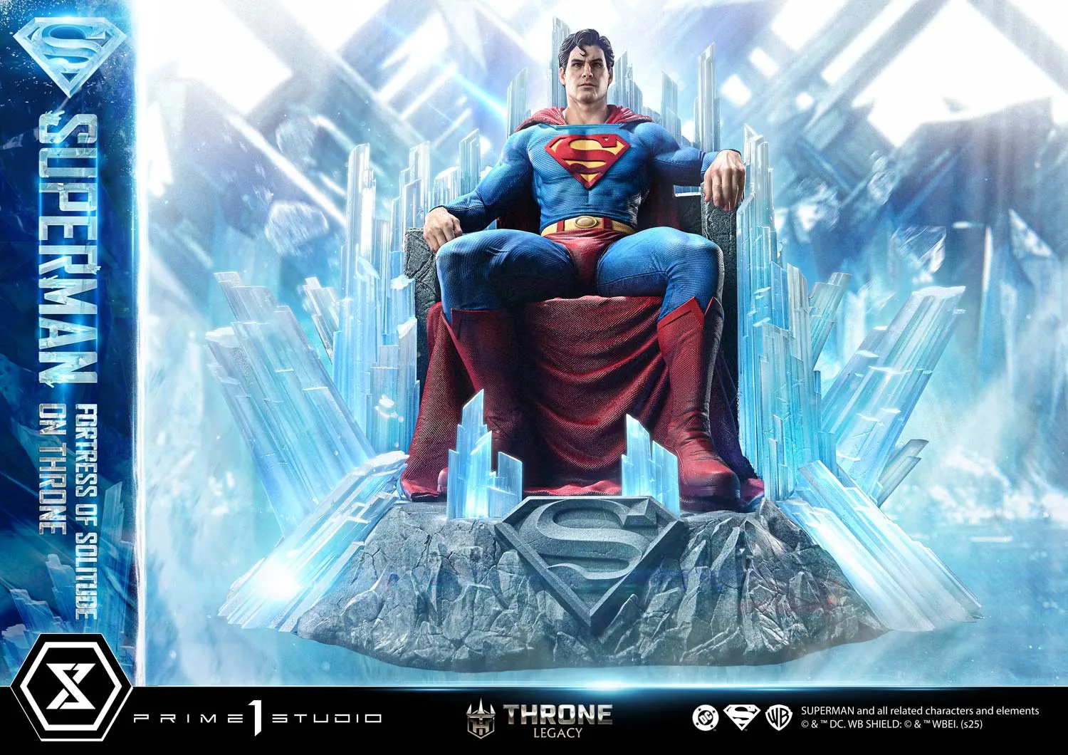 Superman Fortress of Solitude on Throne (Regular) 1/4 Scale Statue Team Objective