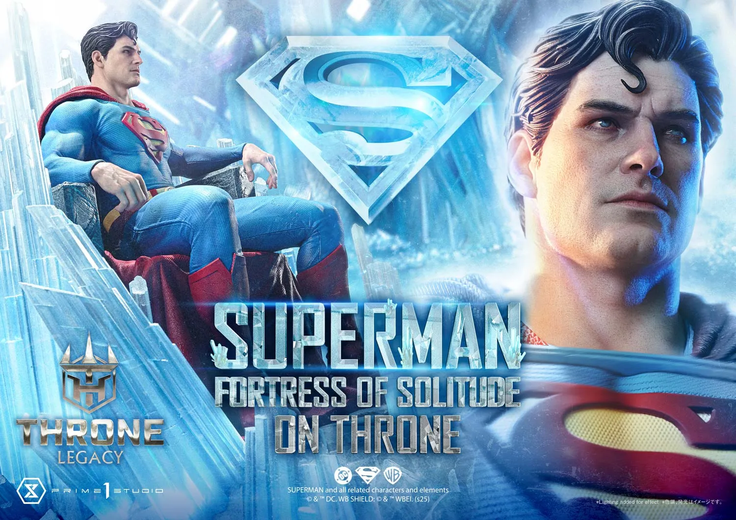 Superman Fortress of Solitude on Throne (Regular) 1/4 Scale Statue Spell Crafting Global Release