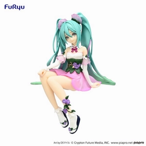 Fantasy Object Piapro Characters FuRyu Noodle Stopper Figure Hatsune Miku Flower Fairy Asagao Pink ver.