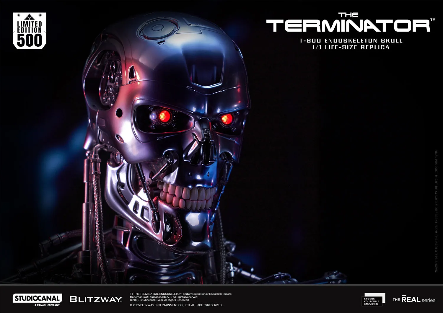 T-800 Endoskeleton Skull Life-Size Bust Ethical Choice Adult Content