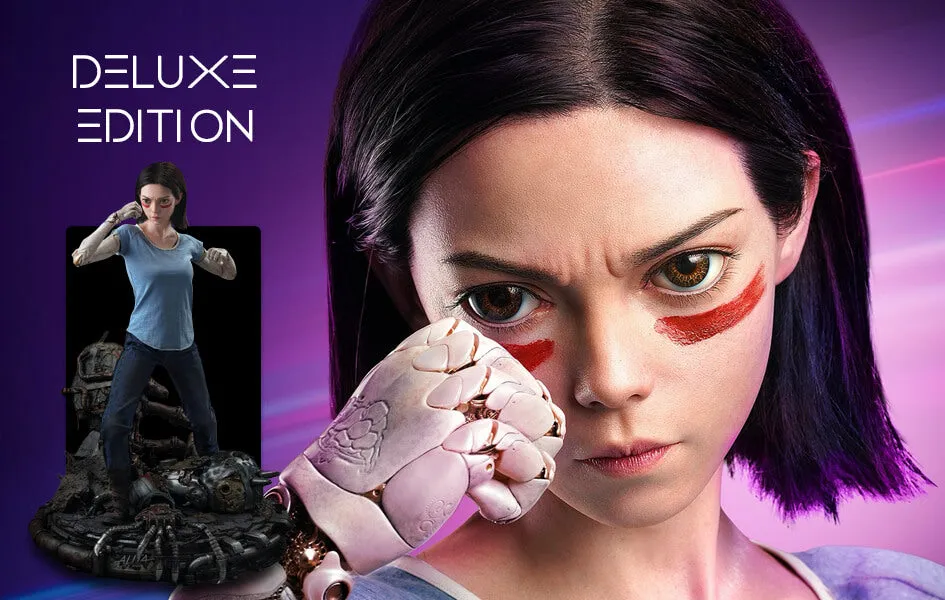 Alita Battle Angel DELUXE Life-Size Statue World First Usual Grade