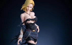 Vintage Collectible Android 18 1/4 Scale Statue by Hunter Fan x Hero Belief