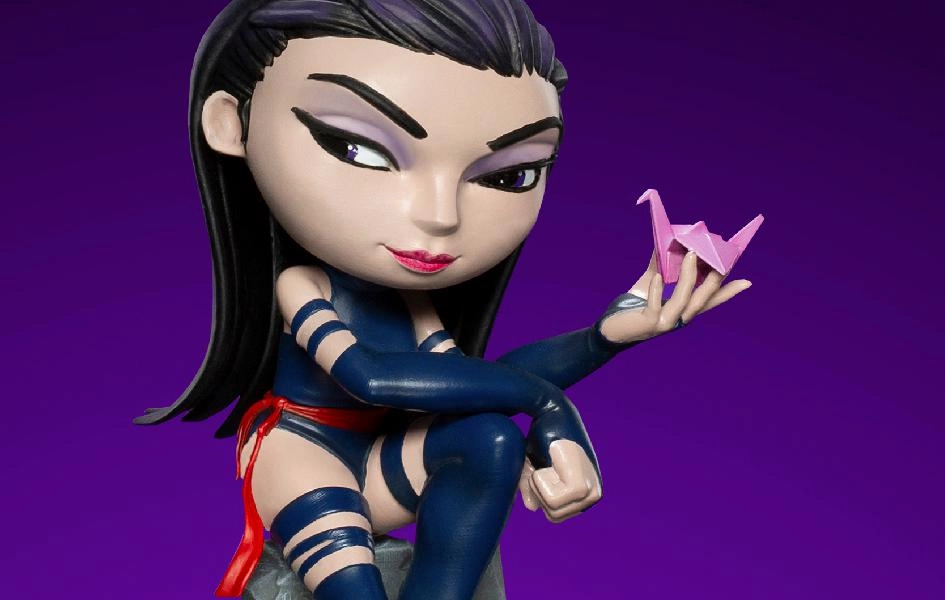 Gaming Display Psylocke MiniCo Statue
