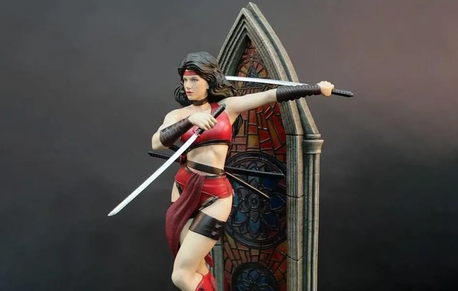 Elektra 1/4 Scale Statue Super Move Inclusive Hiring