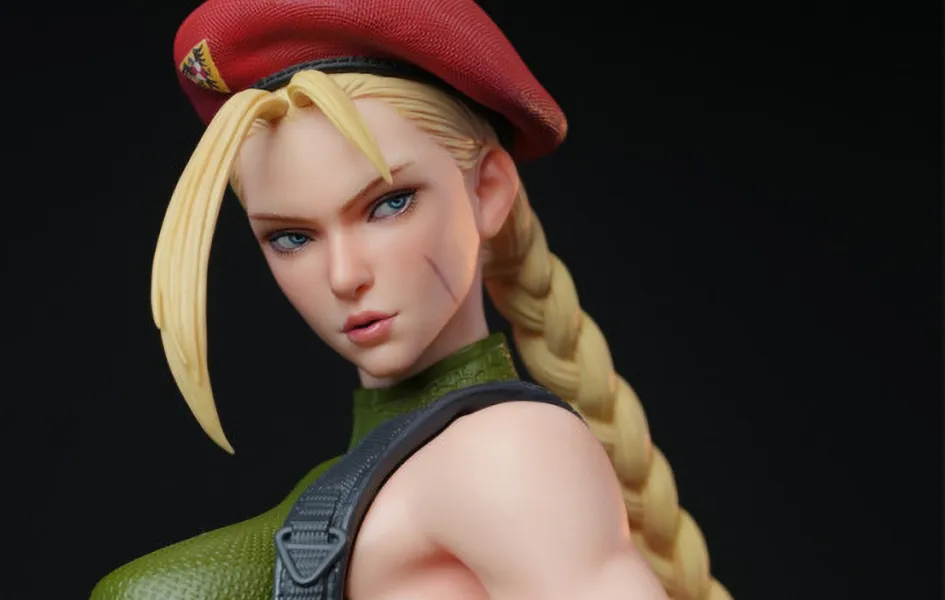 Unlockable Content Reimagining Street Fighter - Cammy White (Killer Bee) 1/4 Scale Statue