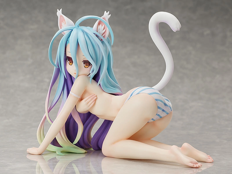 Miniature Showcase Vintage Collectible B-style Shiro: Cat Ver. 1/4 Scale Figure