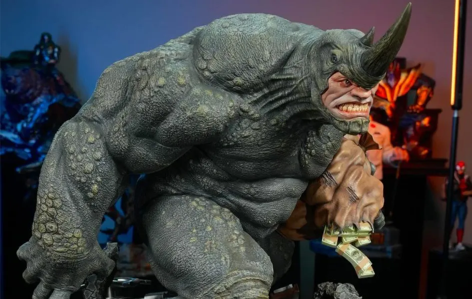 Positive Culture Rhino 1/4 Sale Statue by SDZ Studio