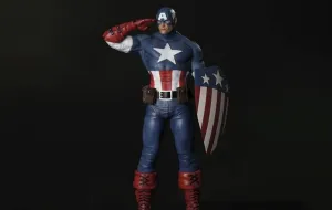 Captain America Sentinel Of Liberty  Statue Robot Uprising