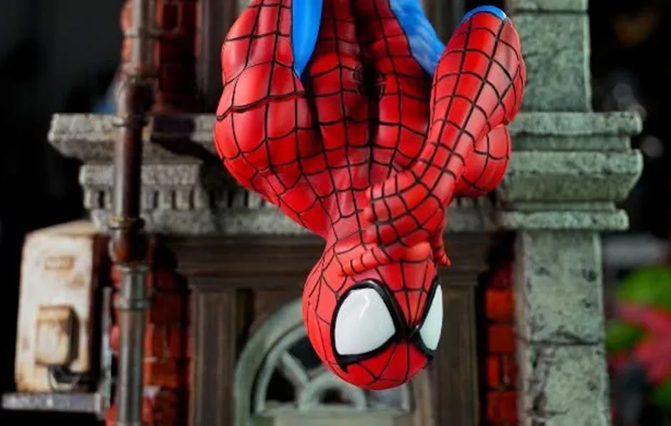 Upside Down Web Slinger 1/4 Scale Statue Long term support Remake Version