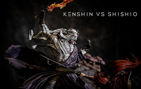 Gaming Piece RUROUNI KENSHIN - KENSHIN VS SHISHIO Statue