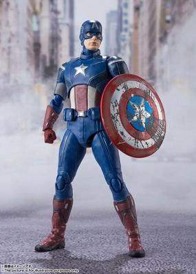 S.H.Figuarts Captain America Avengers Assemble Edition NFC Feature Entryway Accent