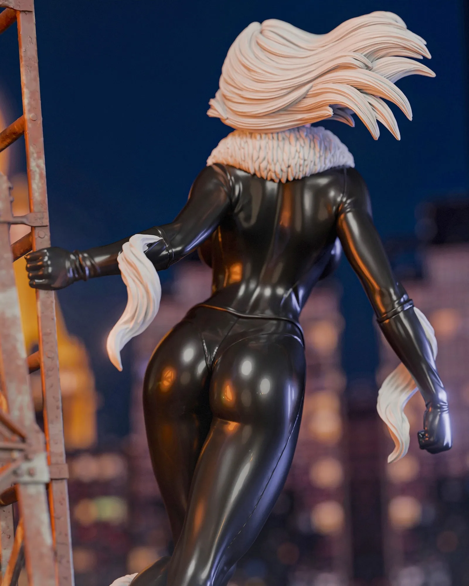 Black Cat (Deluxe) 1/4 Scale Statue by Cincronize Labs Seldom Class