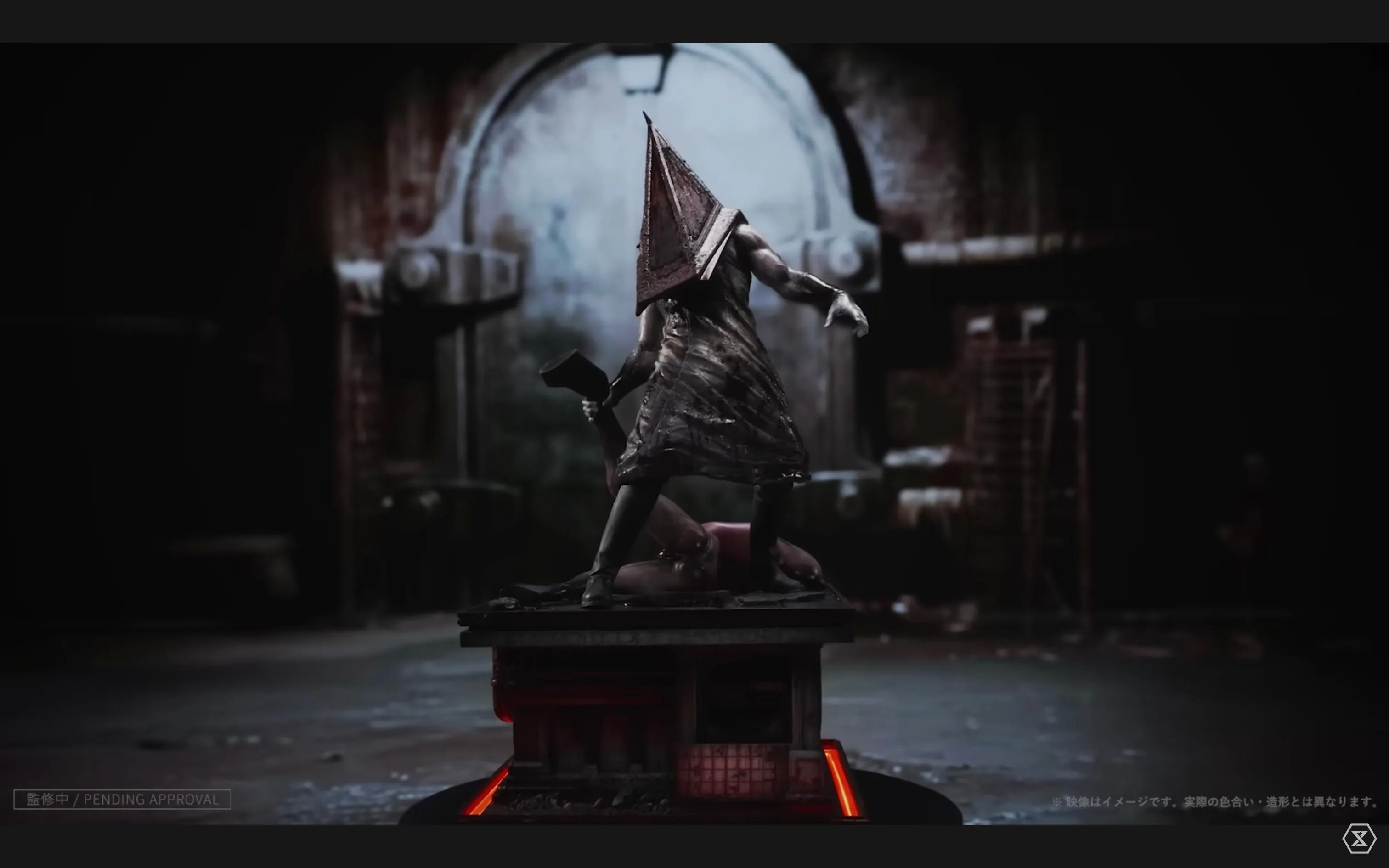 Lip Sync Crunch Free Silent Hill 2 - Pyramid Head 1/4 Scale Statue