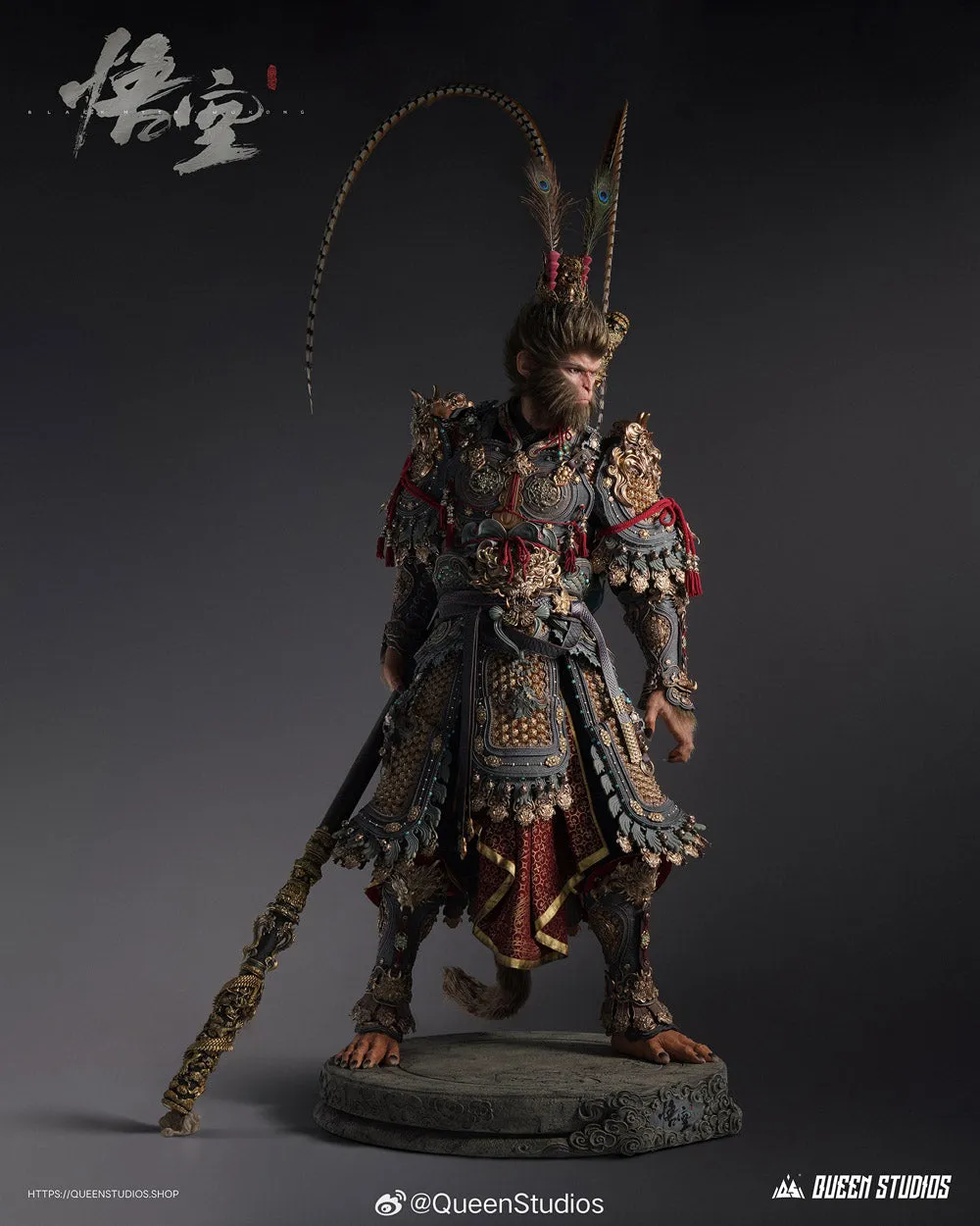 Complete Mastery Linguistic Creation Black Myth: Wukong - Sun Wukong Life-Size Statue