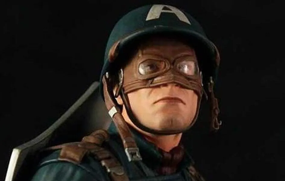 Captain America on Motorcycle 1/6 Scale Statue Volunteer Time touch screen