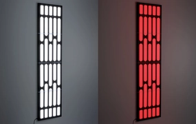 Star Wars - Death Star Wall Panel Light w/ Color Change & Music Reactive Modes Toy Figurine Art Series