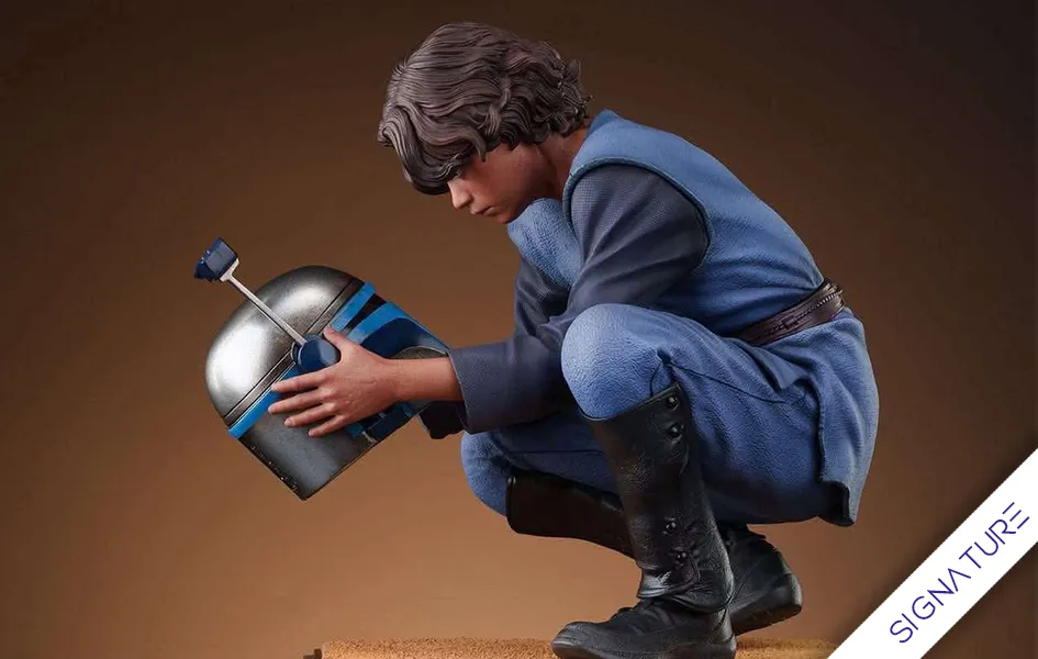 Child Boba Fett (Signature Version) 1/4 Scale Statue Music Rhythm Fair Match