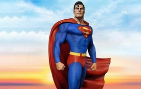 Superman Super Powers Maquette Statue Miniature Toy